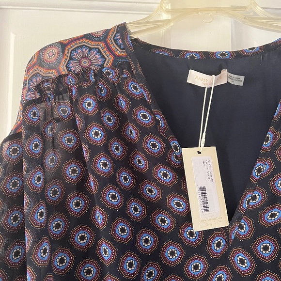 Ramy Brook V-Neck Long-Sleeve Mini Dress. NWT. Perfect for Fall! - Picture 8 of 10